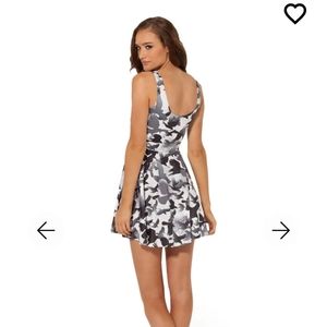 BlackMilk Raven Scoop skater dress Sz Medium
